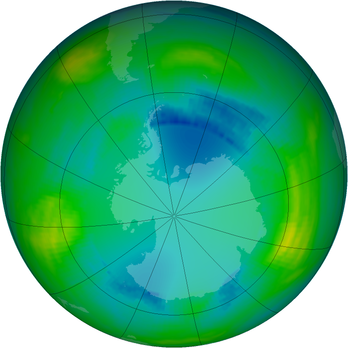Ozone Map 1984-08-08